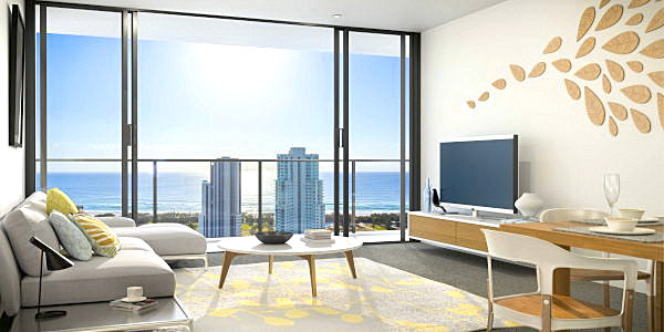 Broadbeach - The Beach - Interior Unit_D Broadbeach - The Beach - Interior Unit_D